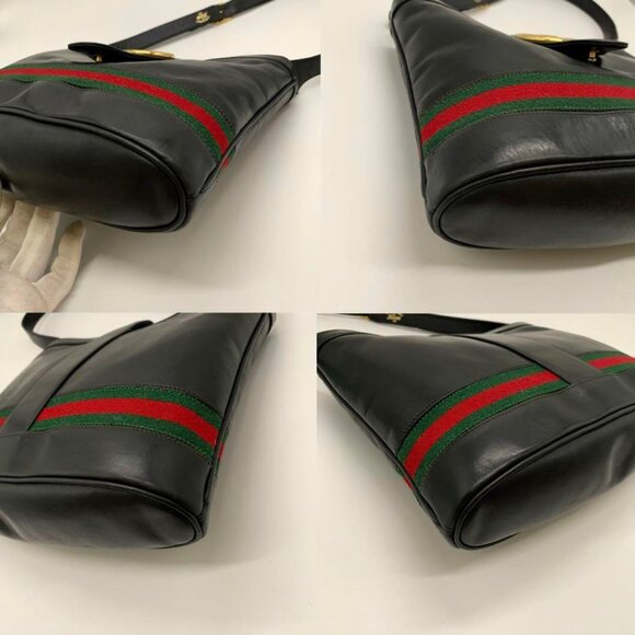 Authentic Gucci GG Sherry Ophidia Crossbody Shoulder Bag Messenger Tote Leather - Picture 11 of 16